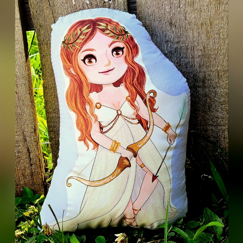 Artemis Goddess Pillow Pal. New.